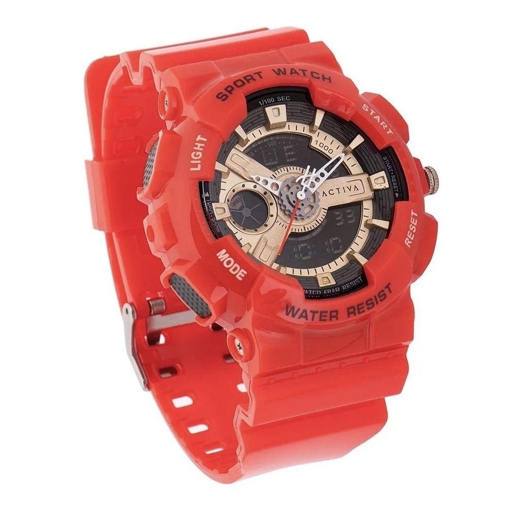 Invicta Bold Red and Gold Sport Watch